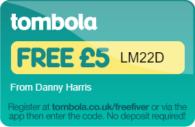 tombola free fiver refer a friend code